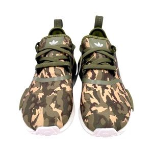 NWT Adidas Men's Originals size 7 NMD R1 Sneakers. Olive Strata/Camo colorway